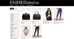 Desktop Screenshot of fashionstreet.no