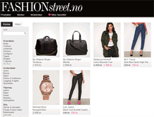 Tablet Screenshot of fashionstreet.no